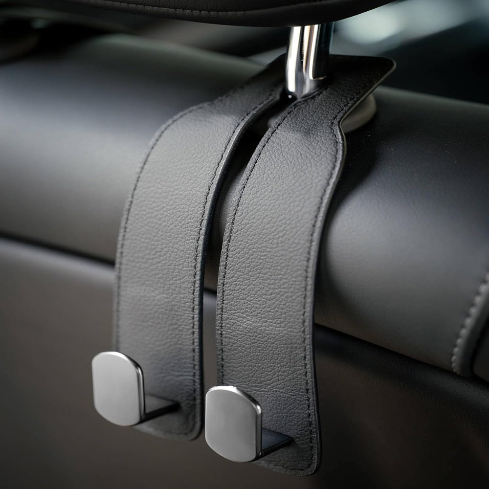 Leather Car Seat Hooks