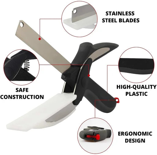 Kitchen Scissor Smart Cutting Board - Clever Cutter