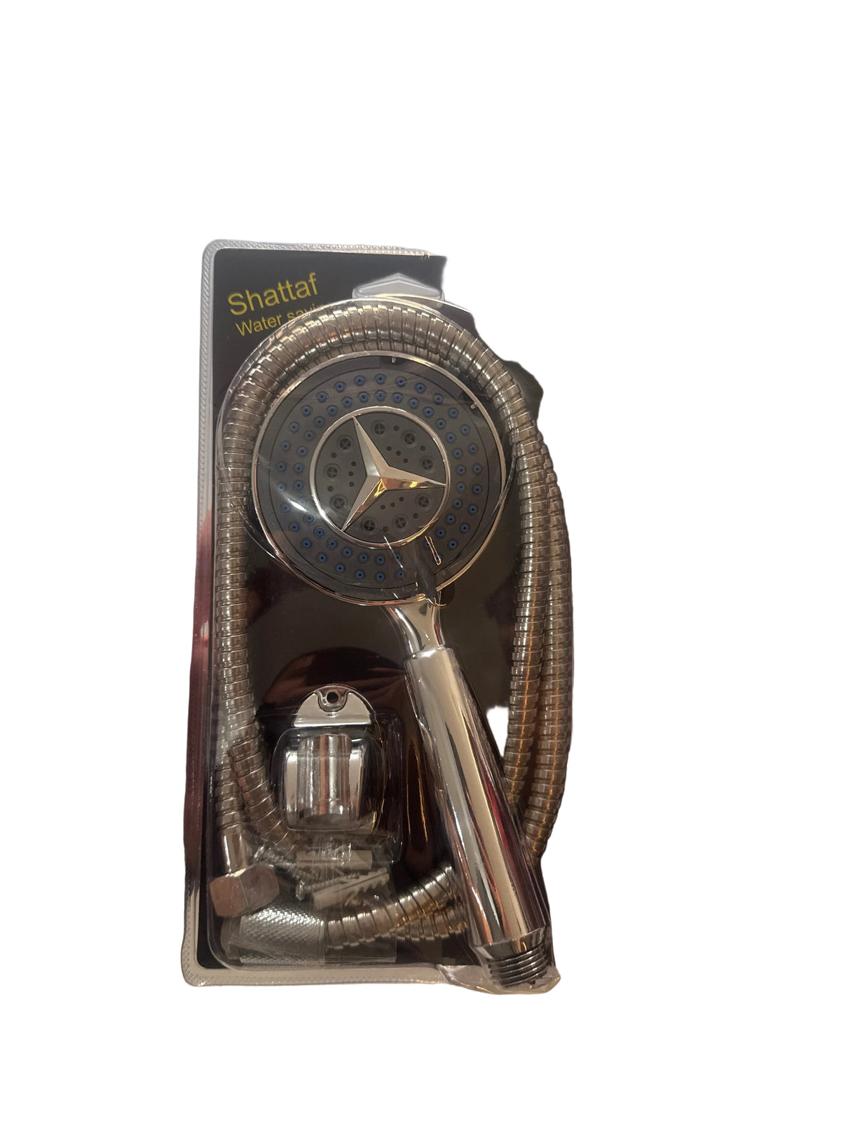 Shower head kit | 5 Spray modes | Hand-held shower head + Shower hose + Bracket | Chrome-plated ABS