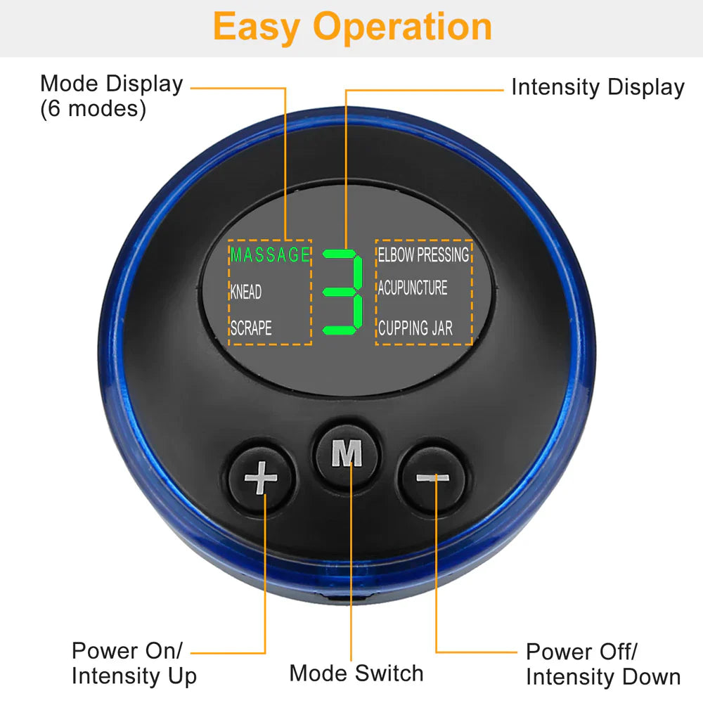Electric EMS Foot Massager Pad Foldable USB Rechargeable