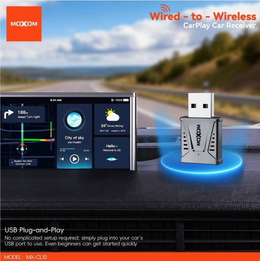 Wireless Carplay Android Auto Adapter 2in1 MX-CL10