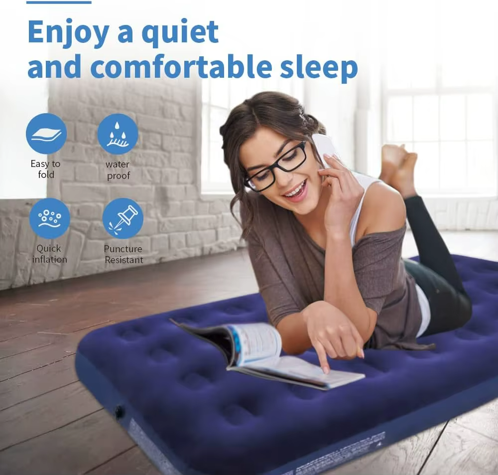 Single Camping Air Mattress PVC is Bed